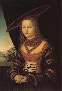 Lucas Cranach the Elder Portrait of a Lady oil painting reproduction